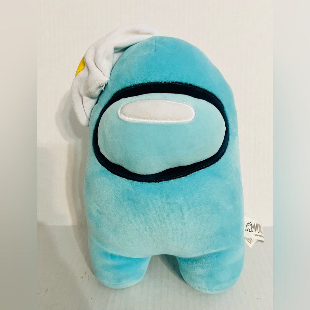 Among Us Toikido Fried Egg Hat Plush